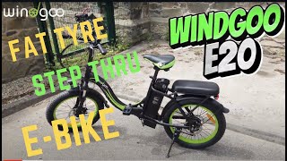 Fat Tyre ebike  Windgoo E20 Fat Tyre Folding ebike Great Fat Tyre ebike at a great price [upl. by Leighton]