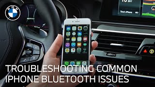 iPhone Bluetooth Troubleshooting  BMW HowTo [upl. by Holly]