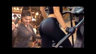 Kainaat Arora workout at gym [upl. by Teddi691]