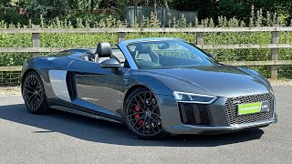 2017 AUDI R8 52 SPYDER V10 QUATTRO [upl. by Ok]