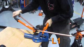 Video instructions for the tube bender 600Series [upl. by Anillehs271]