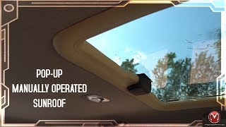 PopUp Manual SUNROOF  MOTORMIND  Webasto [upl. by Ji]