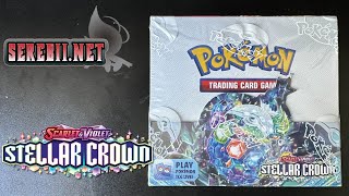 Stellar Crown Booster Box Pokémon TCG Opening [upl. by Canice]