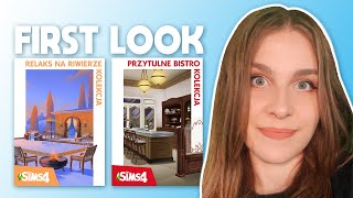 💎RELAKS NA RIWIERZE I PRZYTULNE BISTRO💎  FIRST LOOK THE SIMS 4 KOLEKCJE [upl. by Malonis613]