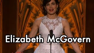 Elizabeth McGovern Salutes her Downton Abbey quotMotherquot Shirley MacLaine [upl. by Jollanta]