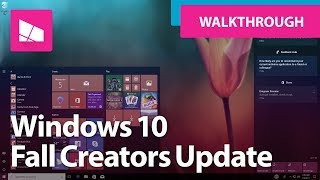 Windows 10 Fall Creators Update  Official Release Demo Version 1709 [upl. by Aiuqcaj597]