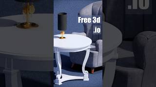 Free 3d models of chair table and desk lamp [upl. by Adran]