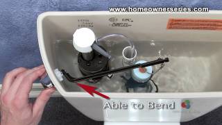 How to Fix a Toilet  Parts  Flush Handle [upl. by Starkey]