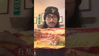 Minute Review El Monterey  Beef Bean and Cheese Chimichangas [upl. by Susejedairam]