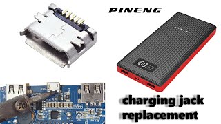 power bank not charging pineng power bank charging jack changing [upl. by Devora]