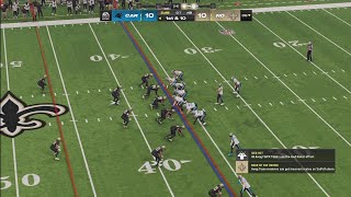 Madden NFL 24  Carolina Panthers vs New Orleans Saints  Gameplay PS5 [upl. by Dewey]