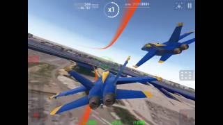 Blue Angels  Aerobatic Flight Simulator By RORTOS SRL  Testing [upl. by Ingrid160]