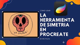 Procreate 5  Como usar la herramienta de simetría  Tutorial [upl. by Gottwald]