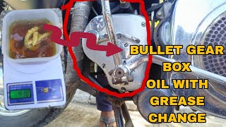 BULLET GEAR BOX OIL CHANGE old bullet gear boxold petrol bullet  DIESEL BULLET [upl. by Ezekiel607]