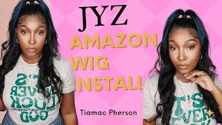 JYZ WIG INSTALLATION SKUNK STRIPE amazonwigs [upl. by Stuart]