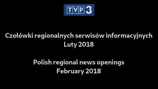 Polish regional news openings  February 2018 [upl. by Obediah637]