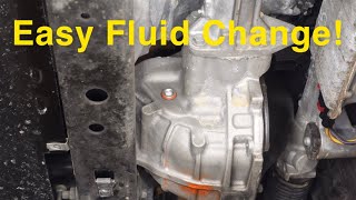 20172020 F150 Raptor front differential fluid change [upl. by Ivanah]