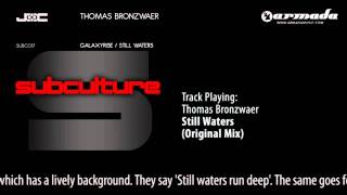 Thomas Bronzwaer  Still Waters Original Mix [upl. by Verada]