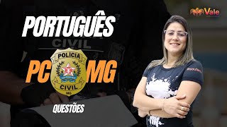 PORTUGUÊS  PCMG  QUESTÕES [upl. by Aisyram711]