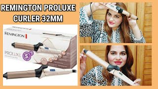 Best proluxe Remington hair curler machine review 👌 32mm [upl. by Nimrak476]