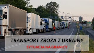 Sytuacja na granicy ukraińskie zboże zapycha polskie skupy Rolnicy obawiają się o ceny w żniwa [upl. by Nagear]