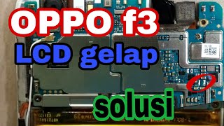 OPPO f3 LCD gelap CPH1609 [upl. by Erehpotsirhc]