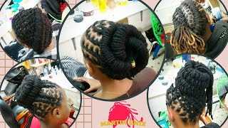 Beautiful and Simple Dreadlocks Styles for Women  how to style [upl. by Nellie]