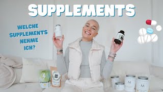 SUPPLEMENTS 💊 Welche Nahrungsergänzungsmittel nutze ich um meine Gesundheit zu optimieren [upl. by Lyrrad]