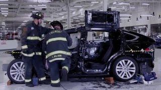 Tesla Model X First Responder Training  Advanced Extrication [upl. by Olinad]