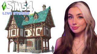 Building A Medieval House In The Sims 4 AD [upl. by Shatzer]