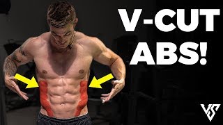 8 Minute V Cut Abs Workout DO THIS FROM HOME  V SHRED [upl. by Eicirtap]