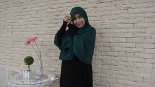 Tutorial halfmoon shawl labuh RUHI 2 [upl. by Durand]