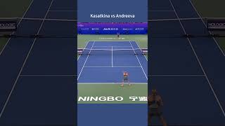 2024 Ningbo Open F Kasatkina vs Andreeva 60 46 64 tennis wta highlights [upl. by Teeniv]