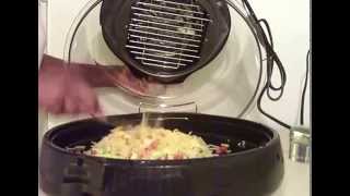 Nuwave Oven Recipes Cooking Yakisoba PT1  An Infrared Oven TV Episode [upl. by Augustine]