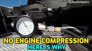 WHY ENGINE COMPRESSION IS LOW CAUSES SYMPTOMS [upl. by Rudolfo]