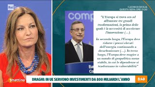 Rapporto Draghi  Unomattina 10092024 [upl. by Monahon]