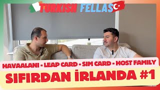 SIFIRDAN İRLANDA 1  Havaalanı Sim Kart Host Family İrlanda Dil Okulu [upl. by Wanda265]