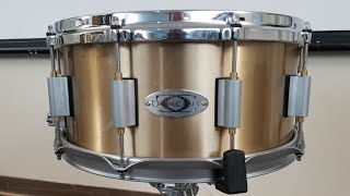 Drumcraft 14x65 Cast BronzeBell Brass Snare Drum [upl. by Bruckner]