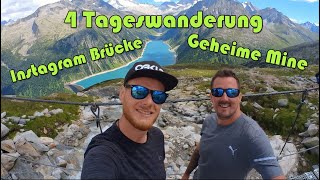 4 Tageswanderung Schlegeis zur Olperer Hütte Instabrücke über Geraer Hütte zum Tuxer Joch Haus [upl. by Elocim]