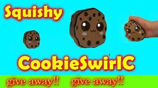 Shopkin videos DIY Cookie Swirl C Squishy inspired by CookieSwirlC shopkins giveaway [upl. by Ayyn]