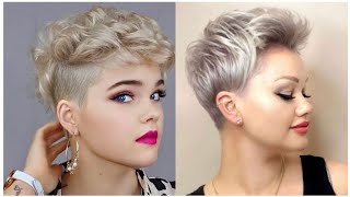 undercut Pixie Haircuts For Women 2024  Short Pixie Looks  pixie cuts New Style 2024 [upl. by Ayekat788]