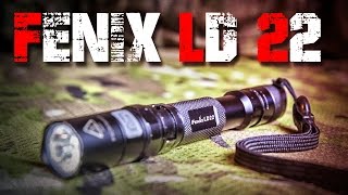 Fenix LD22 LED Taschenlampe Review Test EDC DeutschGerman [upl. by Fruma]