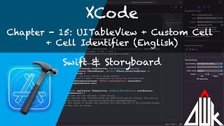uitableview basic  UITableView Tutorial  2  Chapter 15  english [upl. by Namrehs]