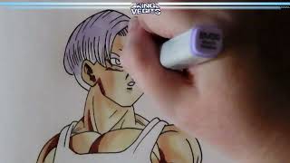 Drawing Future Trunks DBZ [upl. by Alemrac921]