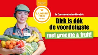 Dirk is ook de voordeligste met groente en fruit [upl. by Airaet]