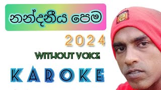 nandaniya නන්දනීය පෙමwithoutvoice bydilaroks music [upl. by Meehan]