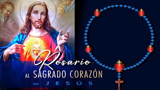 Rosario al Sagrado Corazón de Jesús 🫀 Coronilla al Sagrado Corazón 💙 con Letanías [upl. by Nussbaum]