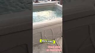 Effortless Relaxation The Lifesmart Spas LS350DX PlugandPlay Hot Tub hottubreview [upl. by Pegma381]