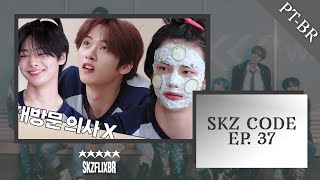 4K LEGENDADO SKZ CODE Ep37  SKZ 사우나 SKZ SAUNA 1 [upl. by Triplett]