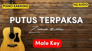 Putus Terpaksa  Ziana zain  Piano karaoke  Male key [upl. by Ikram407]